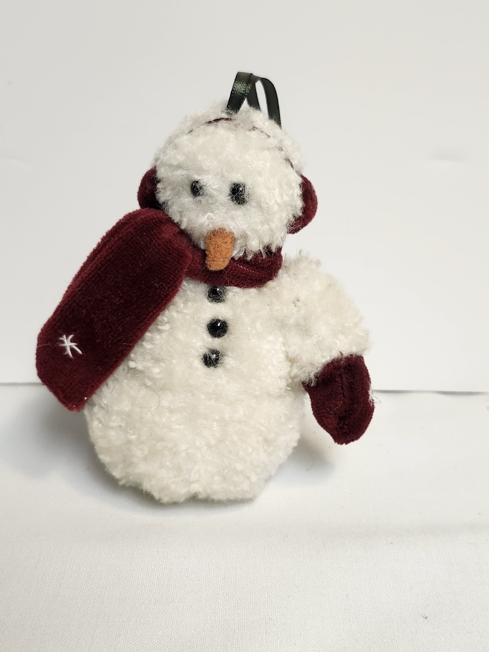 Boyds Bears - Bernice Blizzard plush snowman Christmas ornament